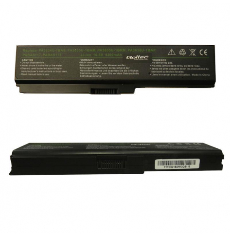 Qoltec Bateria do laptopa Long Life - Toshiba PA3634 10.8-11.1 V | 5200 mAh