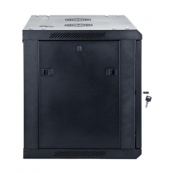 Szafa serwerowa START.LAN 19'' 9U 600x450mm czarna  drzwi przednie szklane 