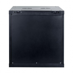 Szafa serwerowa START.LAN 19'' 12U 600x600mm czarna  drzwi przednie szklane 