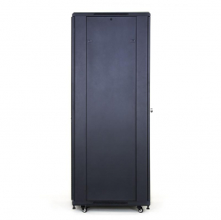 Szafa serwerowa START.LAN 19'' 42U 800x800mm czarna  drzwi przednie szklane 