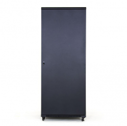 Szafa serwerowa START.LAN 19'' 42U 800x800mm czarna  drzwi przednie szklane 