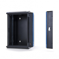 Szafa serswerowa Start.Lan RACK 10'' 9U 312x300mm black  drzwi szklane 