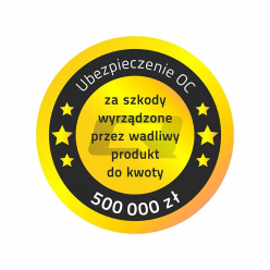 Listwa zasilająca  Qoltec 8 gniazda biała 1.4m