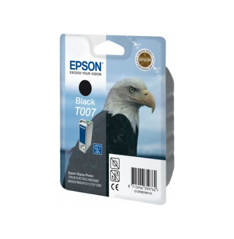 Tusz Epson T007 black | Stylus Photo 790/870/875DC/890/895/900/915/1270/1290...