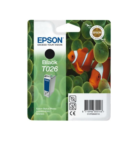 Tusz Epson T026 black | Stylus Photo 810/830/830U/925/935