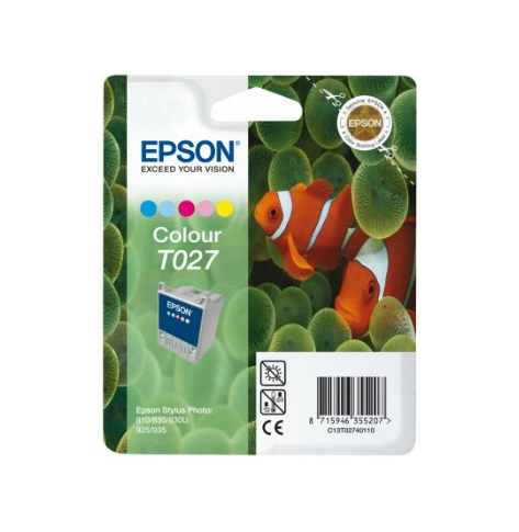 Tusz Epson T027 color | Stylus Photo 810/830/830U/925/935