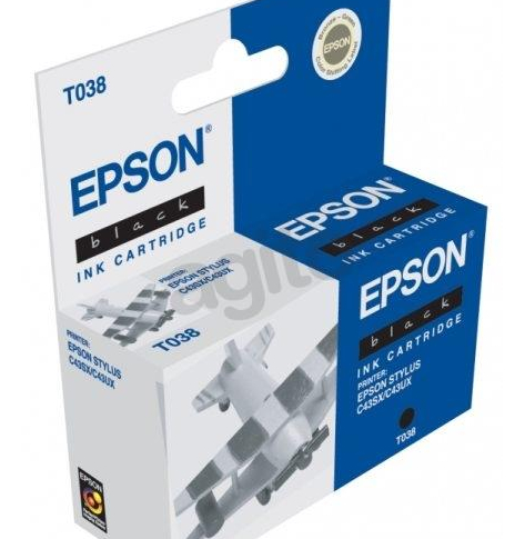 Tusz Epson T038 black | Stylus C43SX/43UX/45