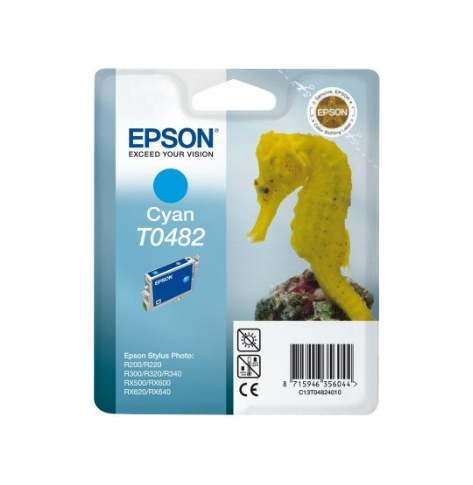 Tusz Epson T0482 cyan | Stylus Photo R200/220/300/320/340,RX500/600/640