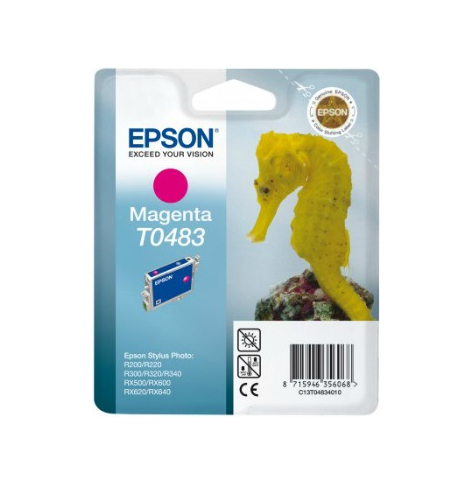 Tusz Epson T0483 magenta | Stylus Photo R200/220/300/320/340,RX500/600/640