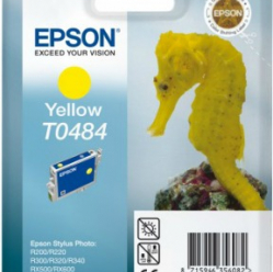 Tusz Epson T0484 yellow | Stylus Photo R200/220/300/320/340,RX500/600/640