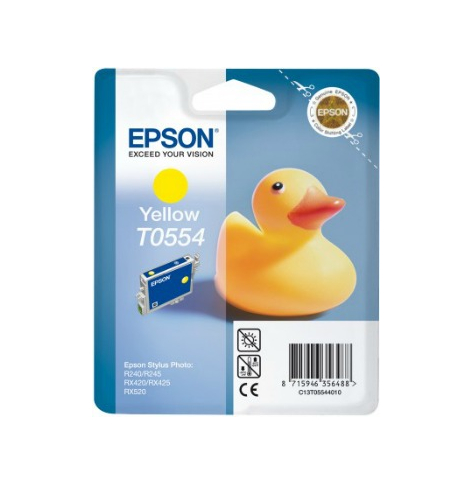 Tusz Epson T0554 yellow | Stylus Photo R240/245,RX420/425/520