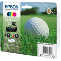 Tusz Epson Golf ball Multipack 34XL 4-colors | DURABrite Ultra | 48,7 ml