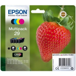 Tusz Epson Strawberry Multipack Claria Home 4-color 29 | 14,9 ml