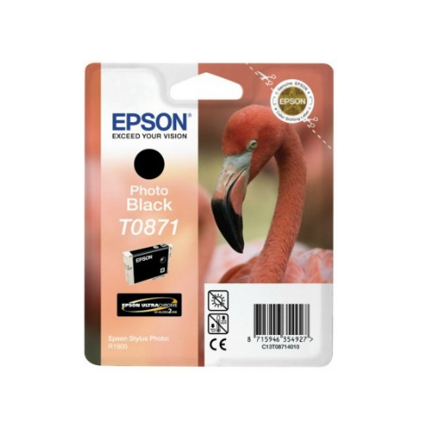 Tusz Epson T0871 photo black Retail Pack BLISTER | Stylus Photo R1900