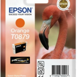 Tusz Epson T0879 orange Retail Pack BLISTER | Stylus Photo R1900