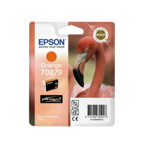 Tusz Epson T0879 orange Retail Pack BLISTER | Stylus Photo R1900