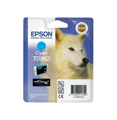 Tusz Epson T0962 cyan UltraChrome K3 | Stylus Photo R2880