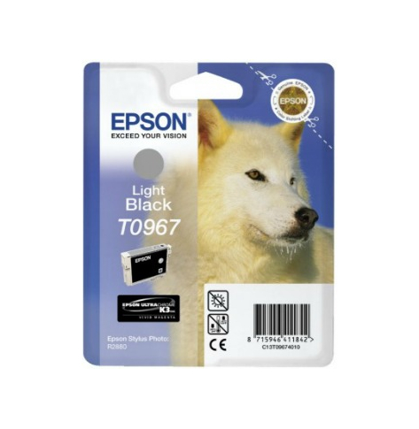 Tusz Epson T0967 light black UltraChrome K3 | Stylus Photo R2880