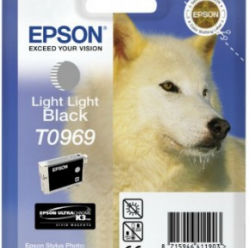 Tusz Epson T0969 light light black UltraChrome K3 | Stylus Photo R2880