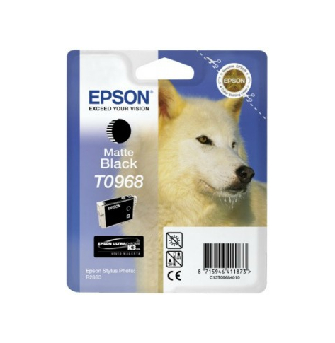 Tusz Epson T0968 matte black UltraChrome K3 | Stylus Photo R2880