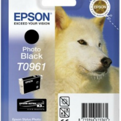 Tusz Epson T0961 photo black UltraChrome K3 | Stylus Photo R2880