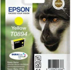 Tusz Epson T0894 yellow DURABrite | 3.5ml | Stylus S20/SX100/SX105/SX200/SX20