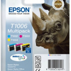 Zestaw Epson T100 CMY MultiPack DURABrite Ultra BLISTER | 3x11.1ml | Epson St...