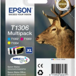 Zestaw Epson T1306 MultiPack | Stylus SX525WD/BX305F/BX320FW/BX625FWD