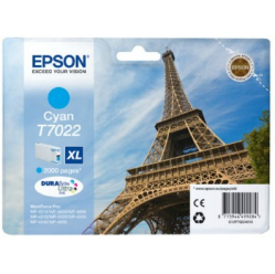 Tusz Epson T702 cyan XL | 2000str | WP4000/4500