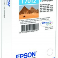 Tusz Epson T701 cyan XXL | 3400str | WP4000/4500