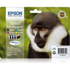 Zestaw Epson T0895 CMYK MultiPack DURABrite | Stylus SX100