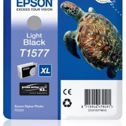 Tusz Epson T1577 Light black | 25,9 ml | R3000