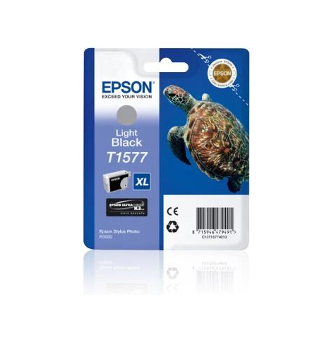 Tusz Epson T1577 Light black | 25,9 ml | R3000