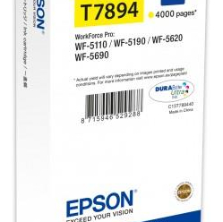 Tusz Epson yellow T7894 | 34 ml | WF-5110DW/WF-5190DW/WF-5620DWF/WF-5690DWF