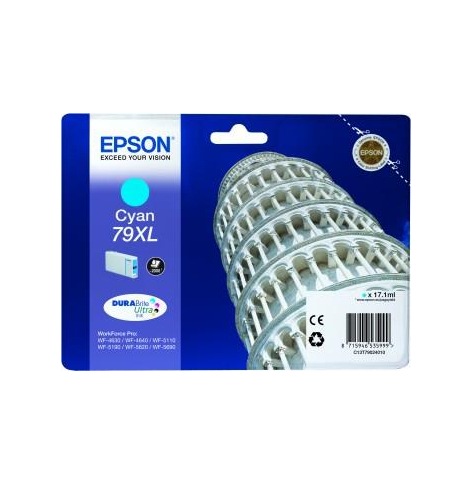 Tusz Epson cyan T7902 | 17 ml | WF-5110DW/WF-5190DW/WF-5620DWF/WF-5690DWF