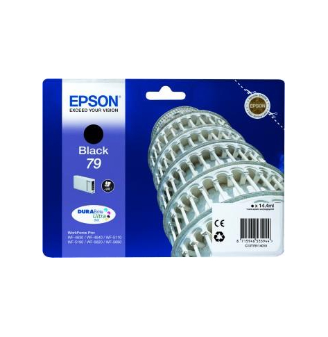 Tusz Epson Black T7911 | 14 ml | WF-5110DW/WF-5190DW/WF-5620DWF/WF-5690DWF