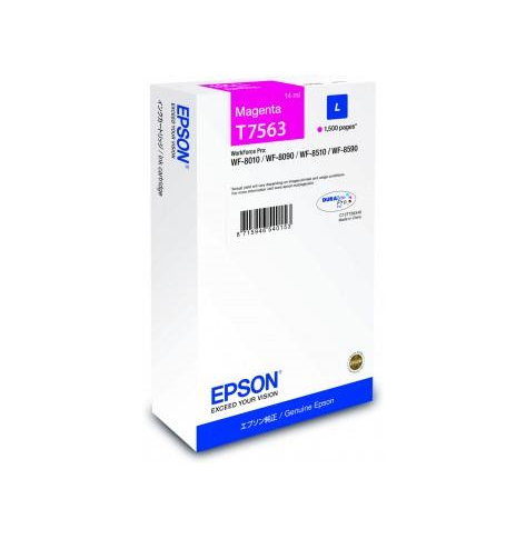 Tusz Epson T7562 Cartridge L Magenta | 14 ml | WF-8xxx Series