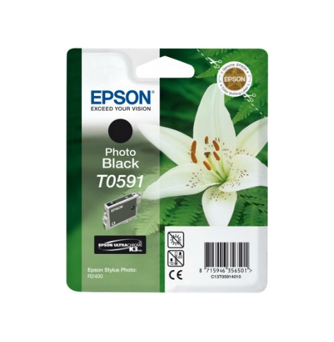 Tusz Epson T0591 photo black | Stylus Photo R2400