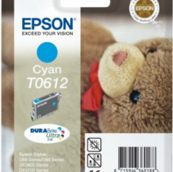 Tusz Epson T0612 cyan DURABrite | Stylus D68 Photo Edition/88/88 Plus,DX3800/...