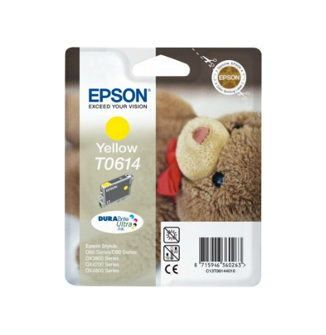 Tusz Epson T0614 yellow DURABrite | Stylus D68 Photo Edition/88/88 Plus,DX380...