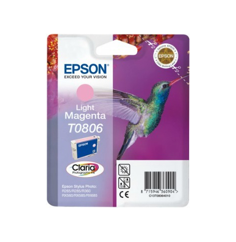 Tusz Epson T0806 light magenta | Stylus Photo R265/285/360,RX560/585/685