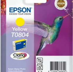 Tusz Epson T0804 yellow | Stylus Photo R265/285/360,RX560/585/685