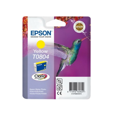 Tusz Epson T0804 yellow | Stylus Photo R265/285/360,RX560/585/685