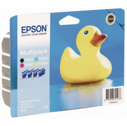 Zestaw Epson T0556 CMYK MultiPack | Stylus photo R240/245,RX420/425/520