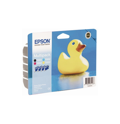 Zestaw Epson T0556 CMYK MultiPack | Stylus photo R240/245,RX420/425/520