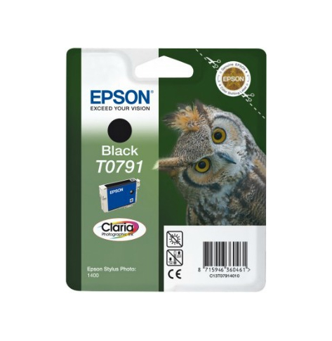 Tusz Epson T0791 black | Stylus Photo 1400