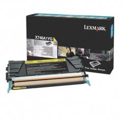 Toner Lexmark yellow | zwrotny | 7 000 str. | X746de / X748de / X748dte