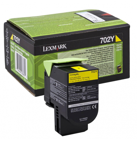 Toner Lexmark 70C20Y0 yellow | 1 000 str.