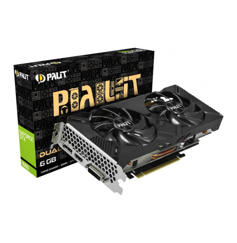 Karta graficzna Palit GeForce GTX 1660 Dual 6G GDDR5 192bit DVI HDMI DP