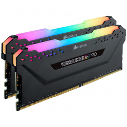 Pamięć Corsair VENGEANCE RGB PRO 16GB 2x8GB DDR4 DRAM 3200MHz C16 Black